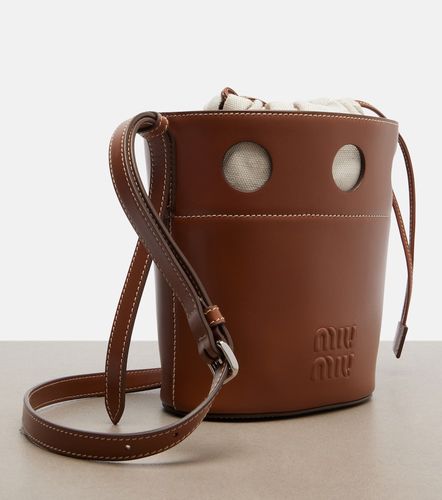 Miu Miu Sac seau en cuir perforé - Miu Miu - Modalova