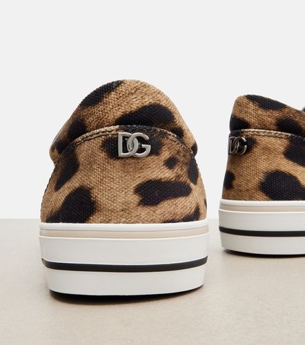 Baskets en toile imprimées - Dolce&Gabbana - Modalova