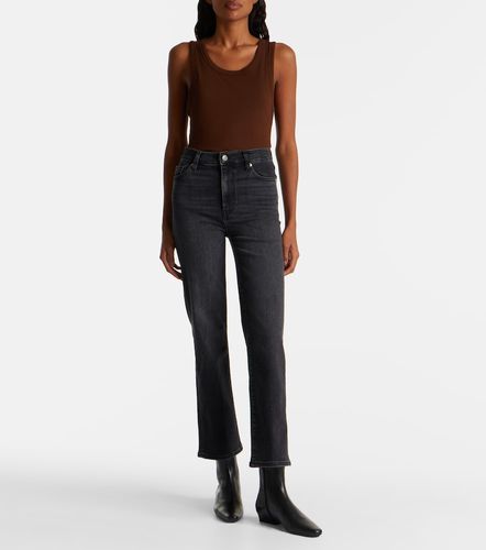 Jean droit Le Sleek raccourci à taille haute - Frame - Modalova