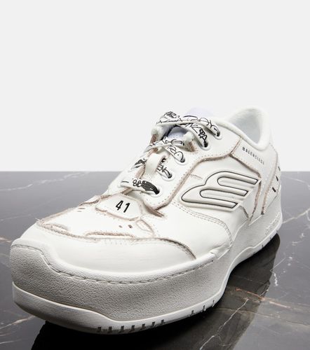 Baskets à plateforme Hamptons en cuir - Balenciaga - Modalova