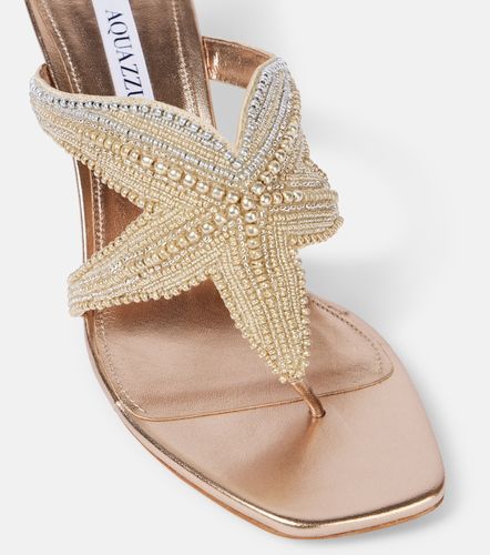 Mules Reef Star 65 en cuir - Aquazzura - Modalova