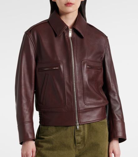Veste en cuir et shearling - Bottega Veneta - Modalova