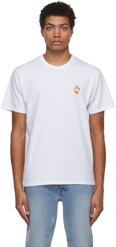 T-shirt blanc à logo - Maison Kitsuné - Modalova