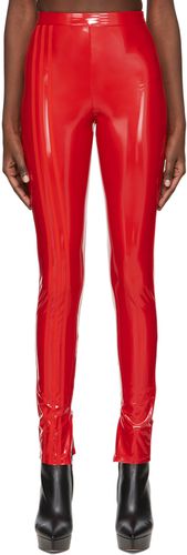 Pantalon rouge en latex synthétique - adidas x IVY PARK - Modalova
