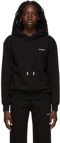 Pull à capuche Diag noir en coton à logo - Off-White - Modalova