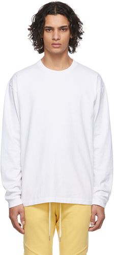 T-shirt à manches longues University blanc en coton - John Elliott - Modalova