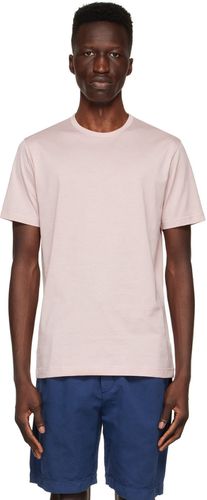 Sunspel T-shirt rose en coton - Sunspel - Modalova