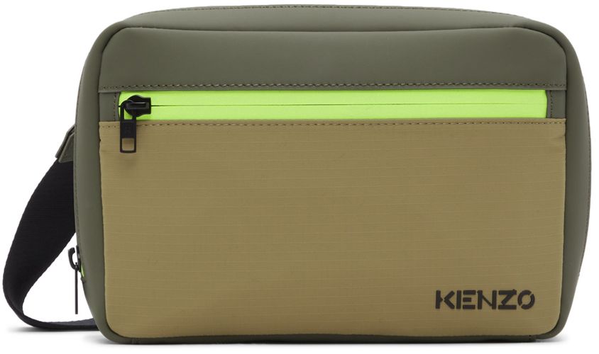 Kenzo Sac messager beige et kaki - Kenzo - Modalova