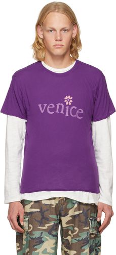 ERL T-shirt 'Venice' mauve - ERL - Modalova