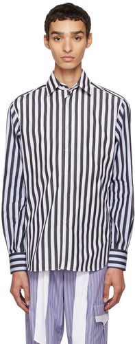 Chemise noir et blanc à rayures - Sébline - Modalova