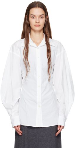Chemise blanche à ourlet à plis - DRAE - Modalova
