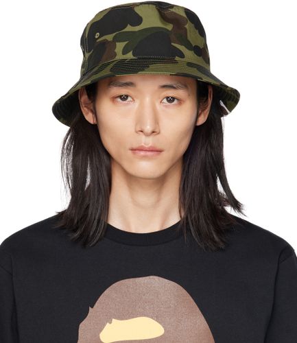 Chapeau bob vert à motif camouflage - BAPE - Modalova