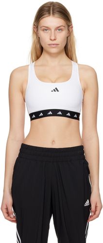 Soutien-gorge de sport Powerreact Techfit blanc - adidas Originals - Modalova