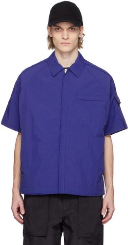 Juun.J Chemise bleue à glissière - Juun.J - Modalova