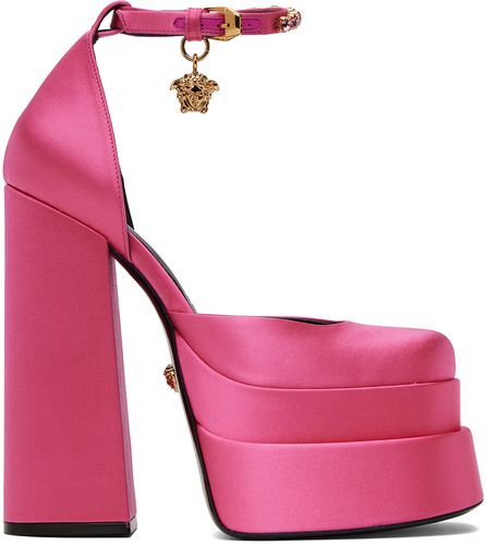 Chaussures à talon bottier Aevitas roses à plateforme et à Méduses - Versace - Modalova