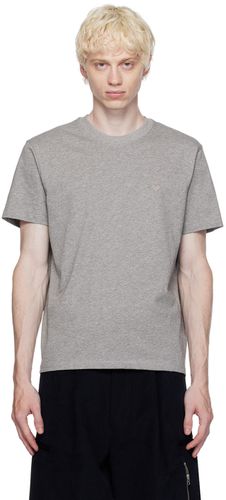 T-shirt gris à logo Ami de cœur - AMI Alexandre Mattiussi - Modalova