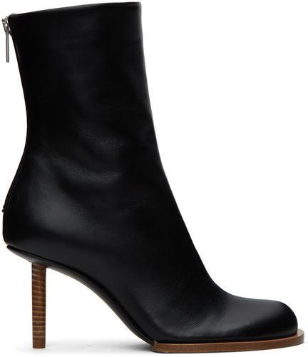 Bottes 'Les bottines rond carré' noires - Le chouchou - Jacquemus - Modalova