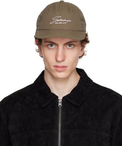 Casquette de papa Abie taupe à logo - Saturdays NYC - Modalova