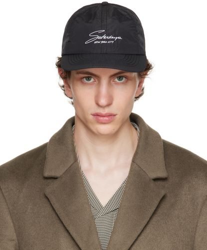 Casquette de papa Abie noire à logo - Saturdays NYC - Modalova
