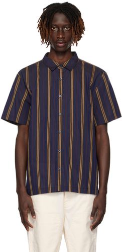 Chemise Bruce bleu marine - Saturdays NYC - Modalova