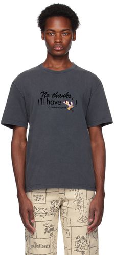T-shirt 'No Thanks' noir exclusif à SSENSE - Carne Bollente - Modalova