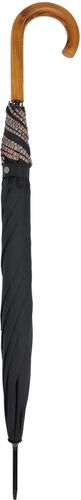 Parapluie Walker noir à rayures verticales emblématiques - Paul Smith - Modalova