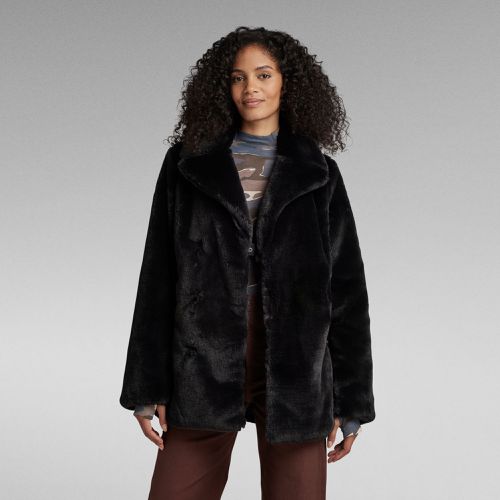 Caban Faux Fur Soft - Noir - Femmes - G-Star RAW - Modalova