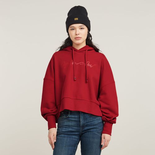 Sweat G-Script Oversized Hooded - s - G-Star RAW - Modalova