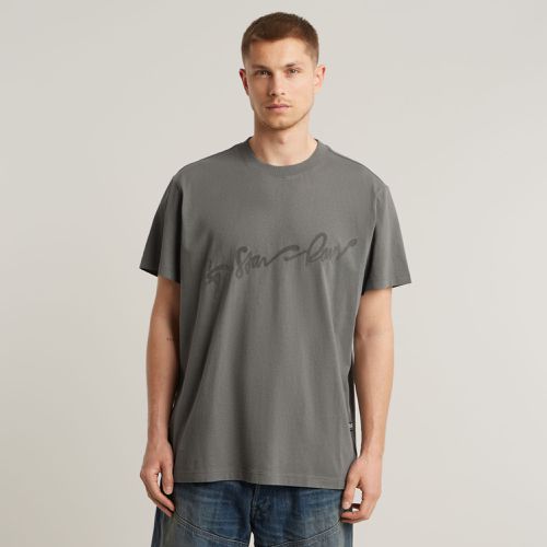 T-Shirt Flock G-Script Loose - s - G-Star RAW - Modalova