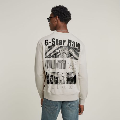 Sweater Substance Back Graphic Relaxed - s - G-Star RAW - Modalova