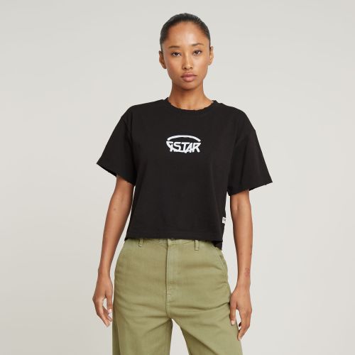 Top Cropped Logo Relaxed - s - G-Star RAW - Modalova