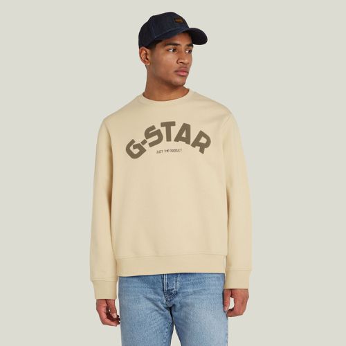 Sweat Puff Logo Print Crew - s - G-Star RAW - Modalova