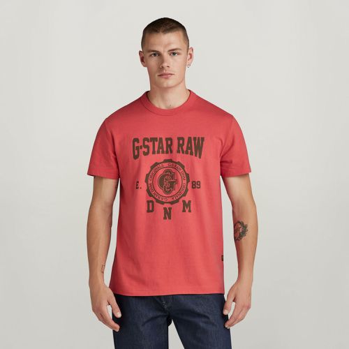 T-Shirt Collegic - Rouge - Hommes - G-Star RAW - Modalova