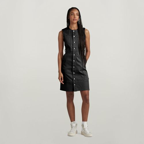 Robe Button Through - Noir - Femmes - G-Star RAW - Modalova