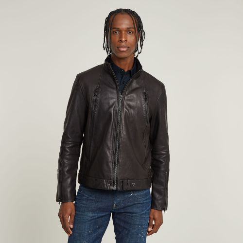 Veste Biker Leather - Noir - Hommes - G-Star RAW - Modalova
