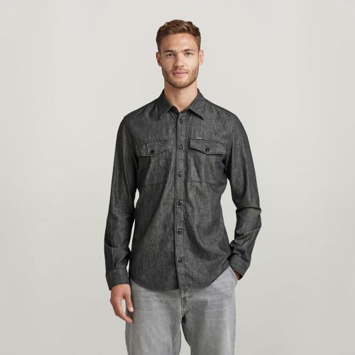 Chemise Marine Slim - Noir - Hommes - G-Star RAW - Modalova