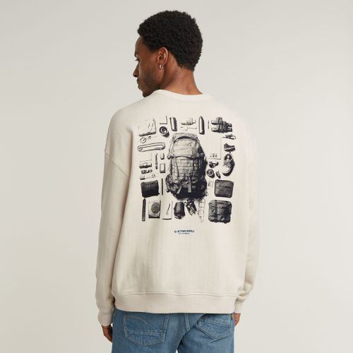 Sweat Knolling Back Graphic Loose - s - G-Star RAW - Modalova