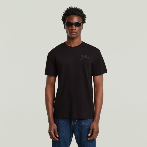 T-shirt Script - Noir - Hommes - G-Star RAW - Modalova