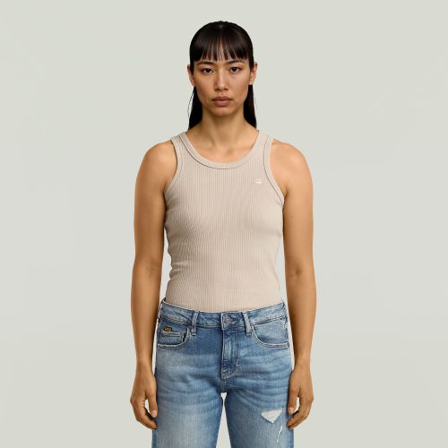 Débardeur Ribbed - Beige - Femmes - G-Star RAW - Modalova