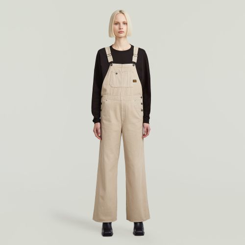 Salopette droite - Beige - Femmes - G-Star RAW - Modalova
