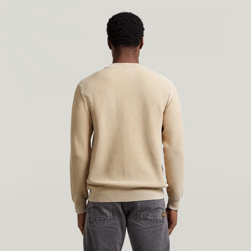 Pull Washed Knit - Beige - Hommes - G-Star RAW - Modalova