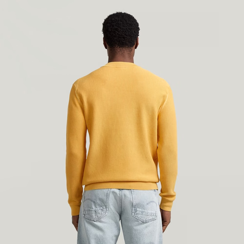 Pull Washed Knit - Jaune - Hommes - G-Star RAW - Modalova