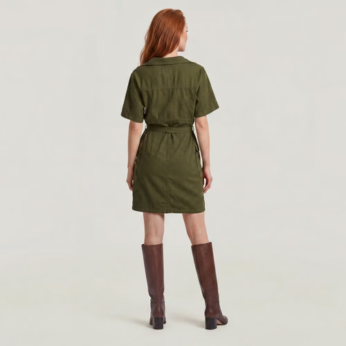 Robe Soft Utility - Vert - Femmes - G-Star RAW - Modalova