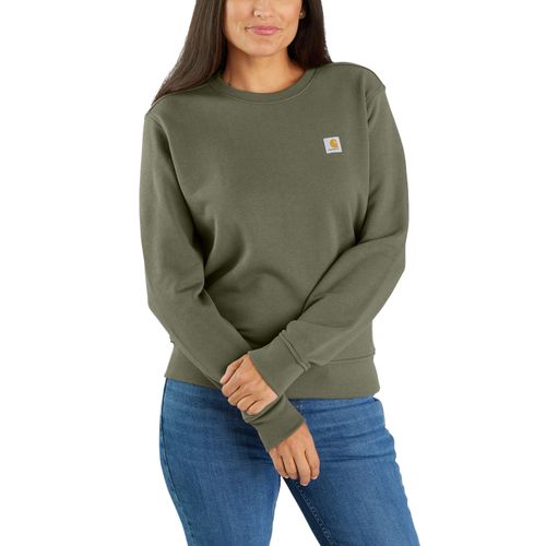 S Sweatshirt - relaxed fit midweight french terry crewneck sweatshirt - Vert - L - Carhartt - Modalova