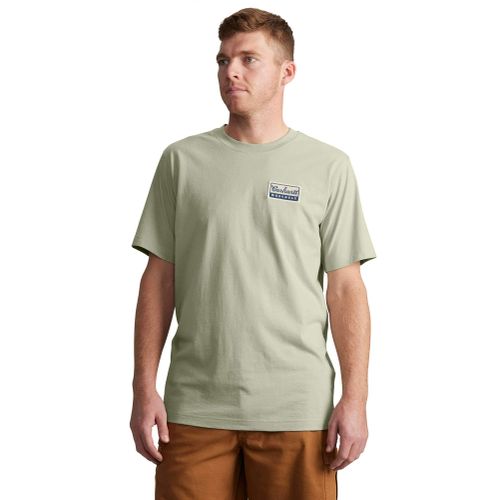 S T-shirt - relaxed fit lightweight short-sleeve script patch t-shirt - Vert - S - Carhartt - Modalova