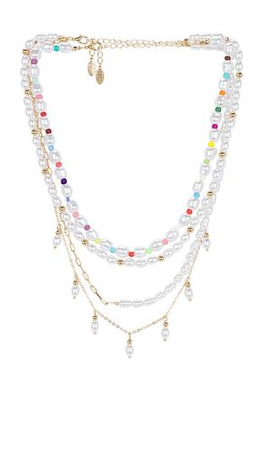 Layered Beaded Pearl Necklace in - 8 Other Reasons - Modalova