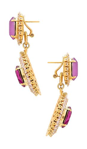 BOUCLES D'OREILLES CHANDELIER OVAL DISC en - Anton Heunis - Modalova