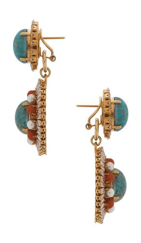 BOUCLES D'OREILLES PENDANTES EARRINGS en - Anton Heunis - Modalova