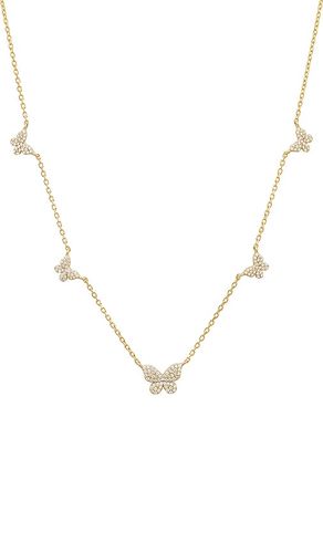 COLLIER PAVE 5 BUTTERFLY en - By Adina Eden - Modalova