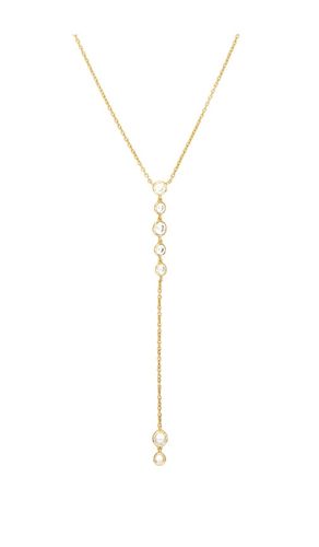 COLLIER LASSO BEZEL en - By Adina Eden - Modalova